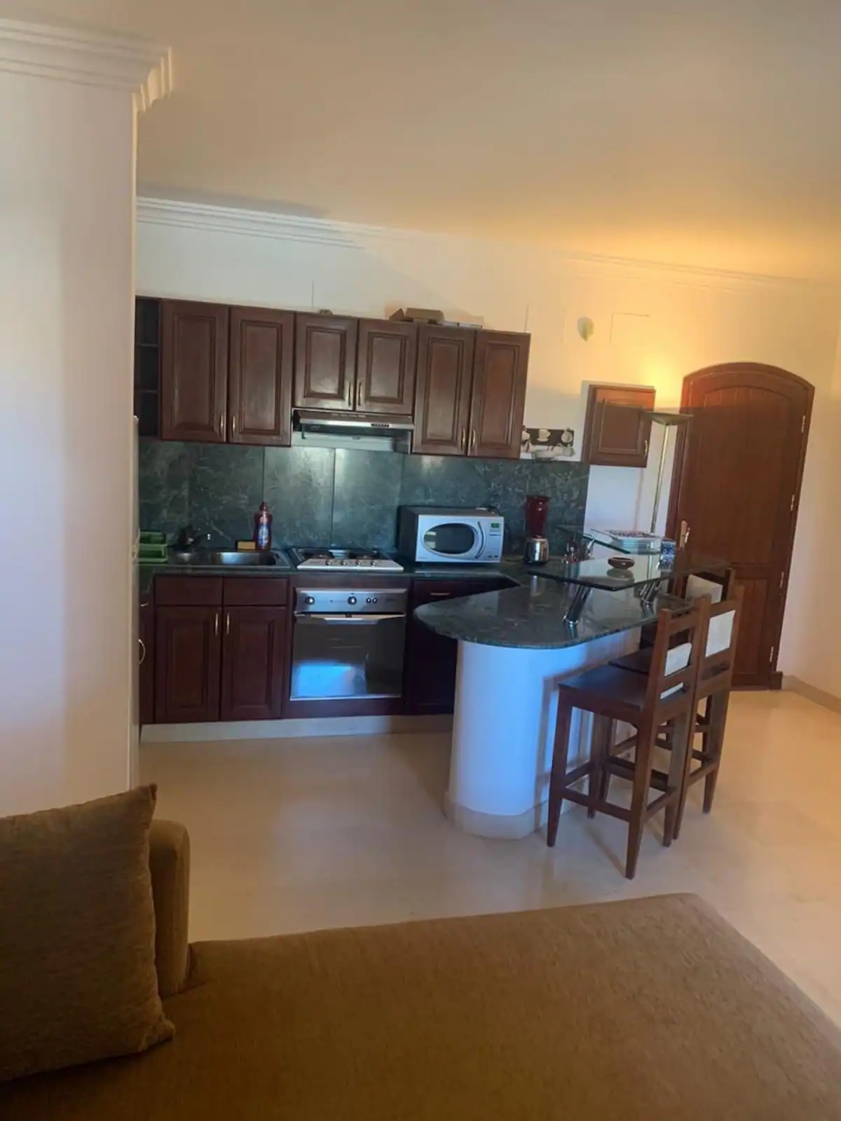 el gouna 2bedroom flat to rent kitchen