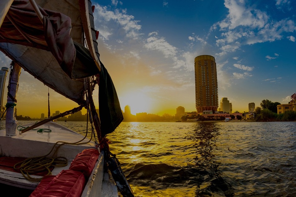 felucca Nile sail boat ride-day trip in Cairo  Egypt