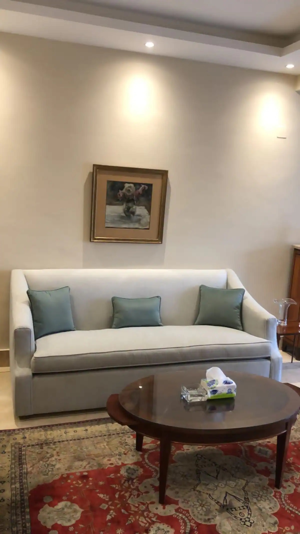 zamalek 3bed furnished apartment cairo rent salon