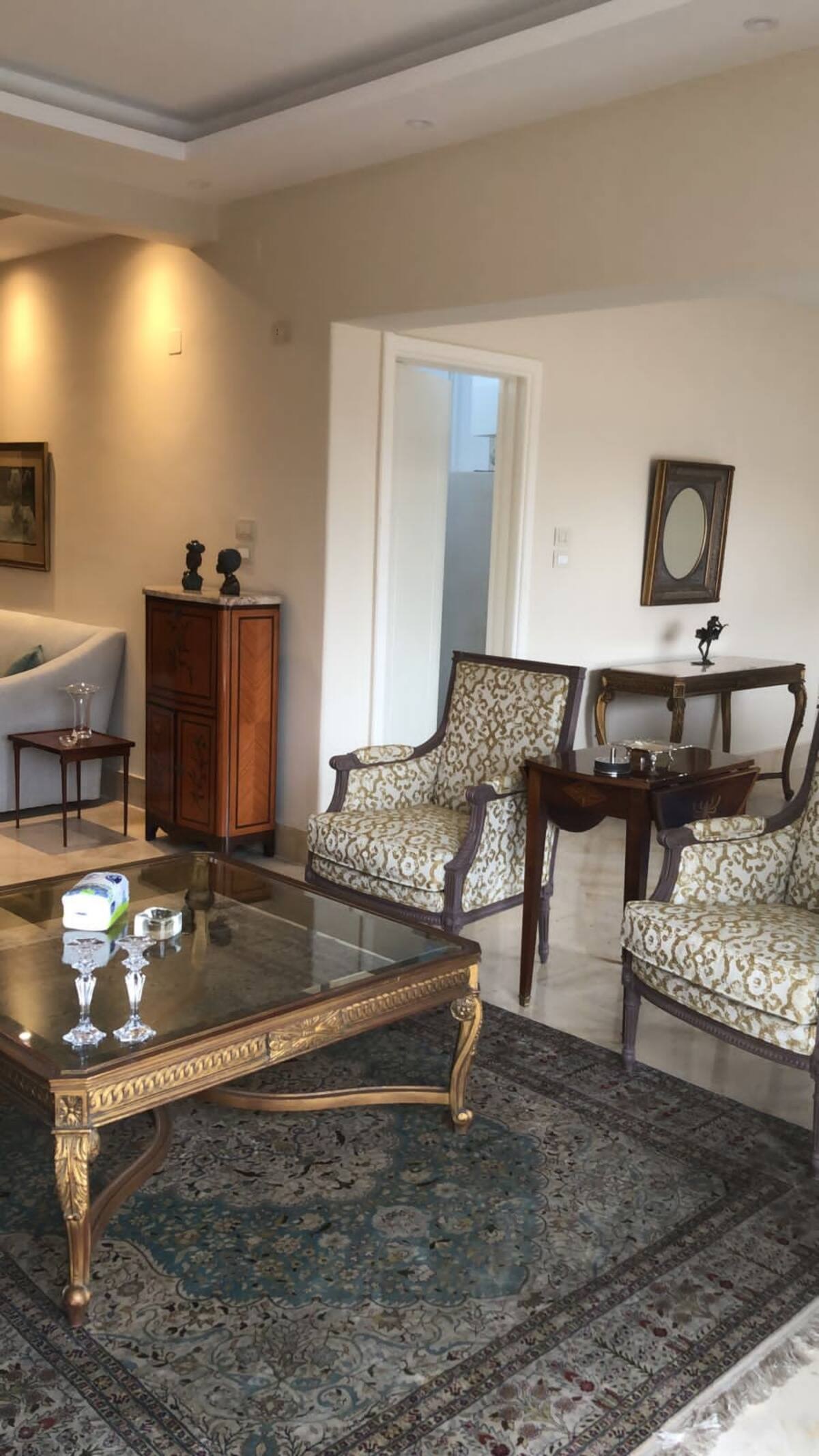 zamalek 3bed furnished apartment cairo rental