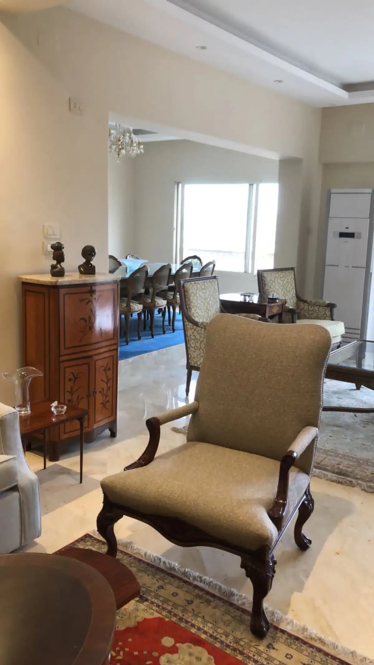 zamalek 3bed furnished flat for rent cairo